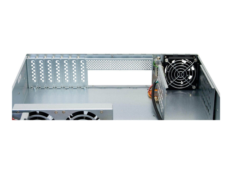 Chieftec UNC-210T-B/1x400W 19" 2U chassi Black U - Gehäuse - Server (Rack) - Schwarz