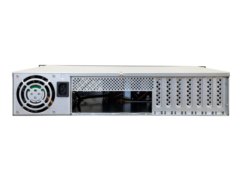 Chieftec UNC-210T-B/1x400W 19" 2U chassi Black U - Gehäuse - Server (Rack) - Schwarz