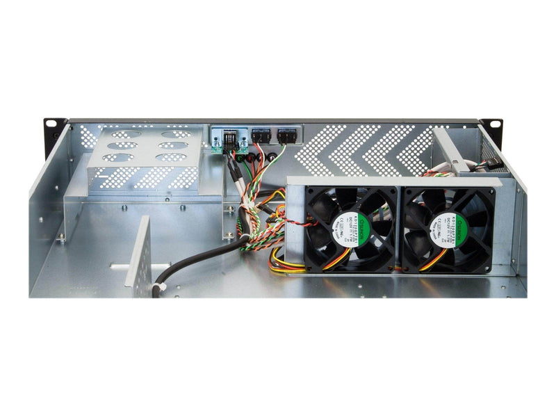 Chieftec UNC-210T-B/1x400W 19" 2U chassi Black U - Gehäuse - Server (Rack) - Schwarz