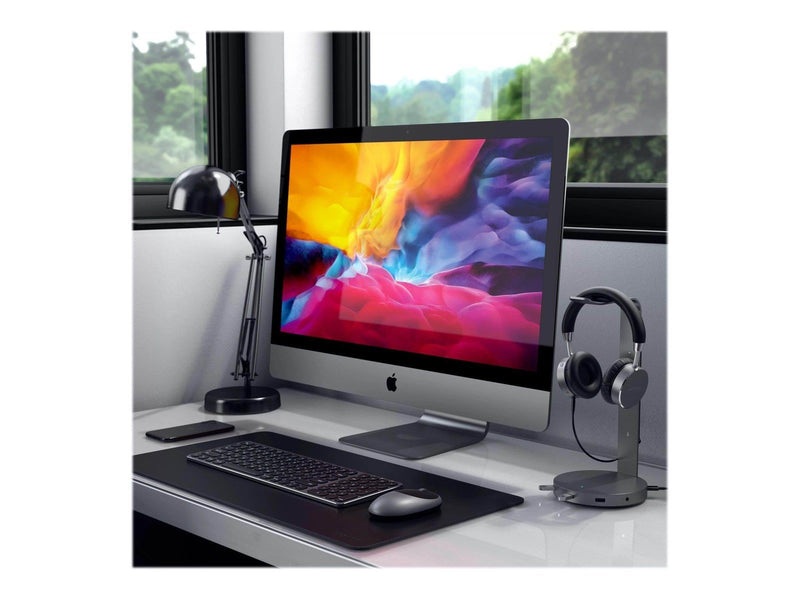 Satechi Aluminum Headphone Stand with built in USB Hub