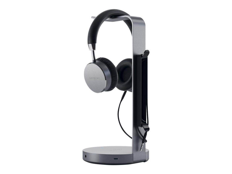 Satechi Aluminum Headphone Stand with built in USB Hub