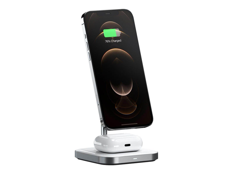Satechi 2-in-1 Magnetic Wireless Charging Stand