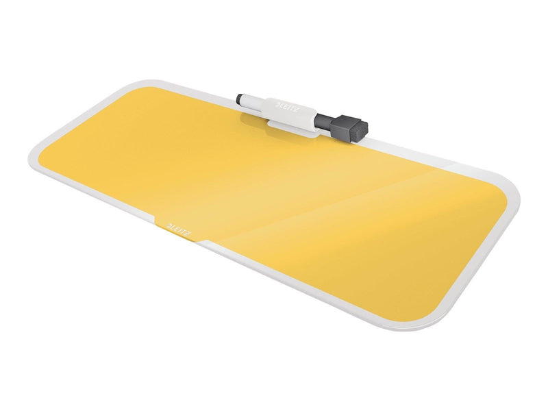 Leitz  Cosy Desktop-Memoboard mit Glasoberfläche Warmes Gelb