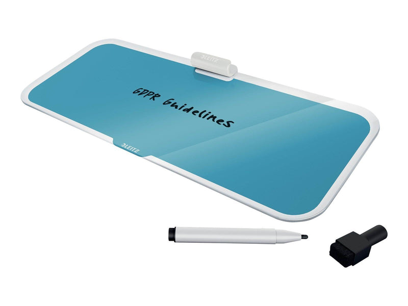 Leitz  Cosy Desktop-Memoboard mit Glasoberfläche Sanftes Blau