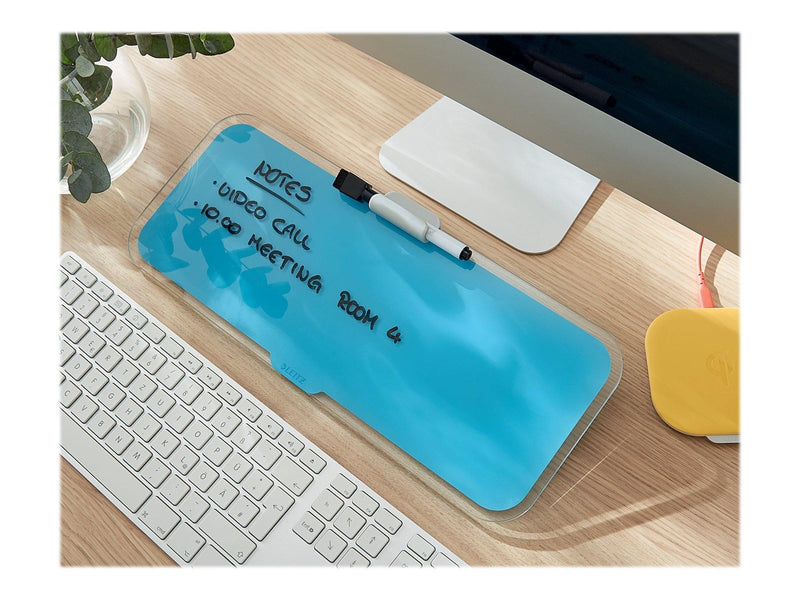 Leitz  Cosy Desktop-Memoboard mit Glasoberfläche Sanftes Blau