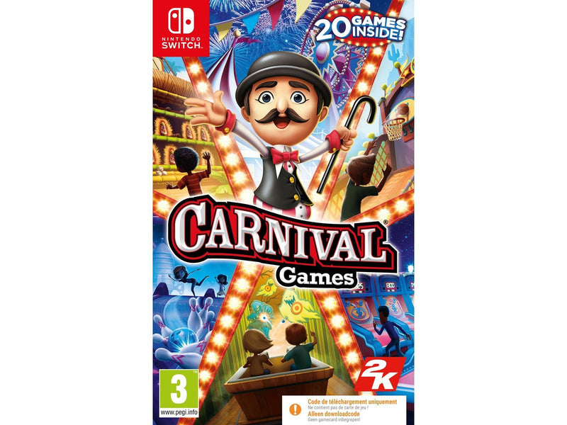 Carnival Games (Code in a Box) - Nintendo Switch - Party - PEGI 3