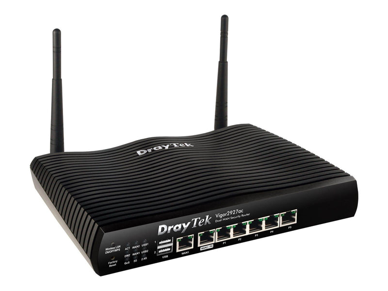 DrayTek Vigor 2927ac - Wireless router 802.11a/b/g/n/Wi-Fi 5 Wave 2