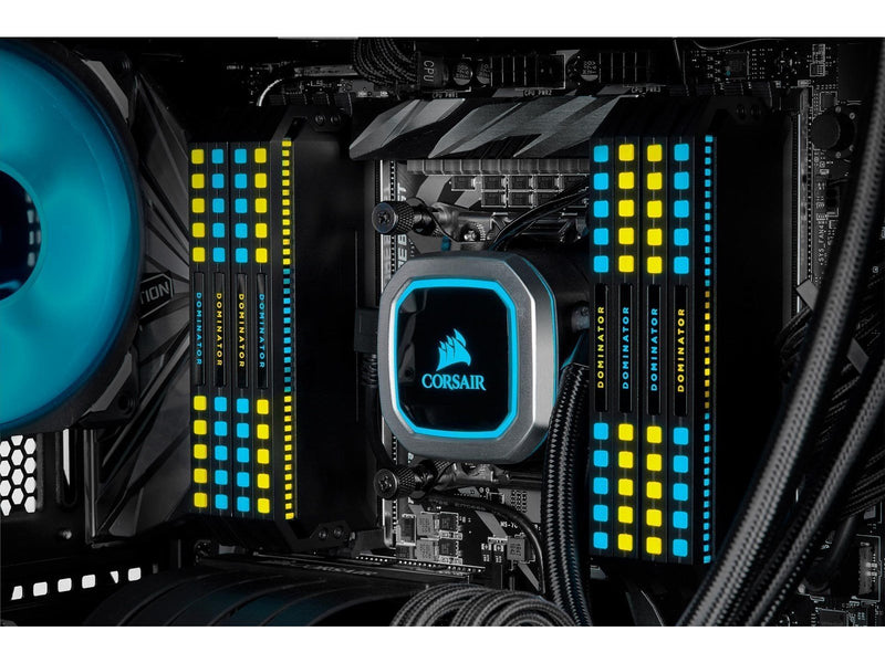 Corsair Dominator Platinum RGB DDR4-3200 - 16GB - CL16 - Dual Channel (2 pcs) - Intel XMP - Schwarz mit RGB