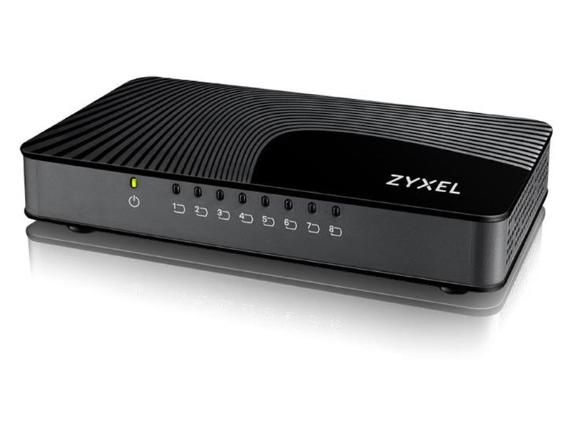 ZyXEL GS-108S v2 8-Port Desktop Gigabit Ethernet Media Switch