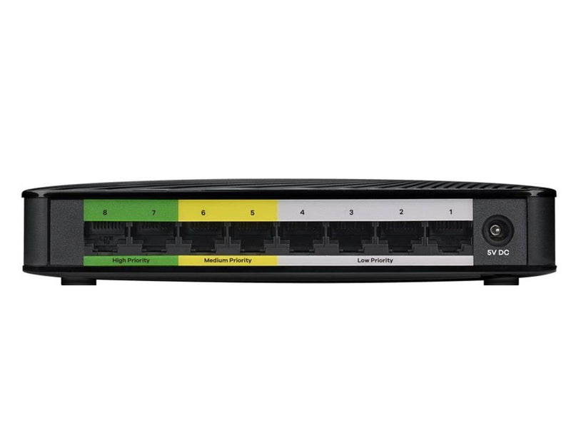 ZyXEL GS-108S v2 8-Port Desktop Gigabit Ethernet Media Switch