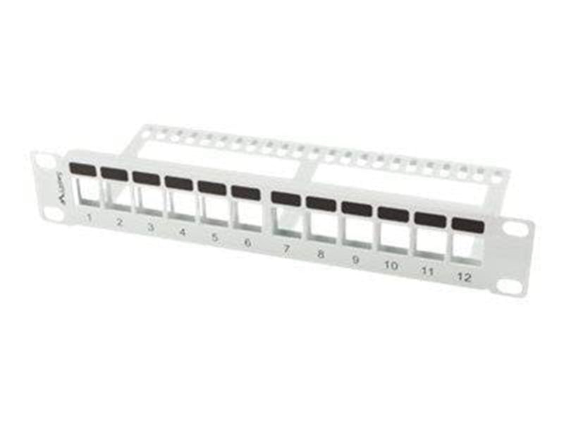 Lanberg PPKS-9112-S - patch panel (blank) - 1U - 10"