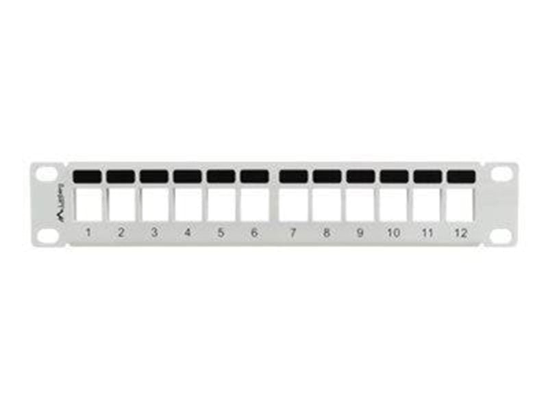 Lanberg PPKS-9112-S - patch panel (blank) - 1U - 10"