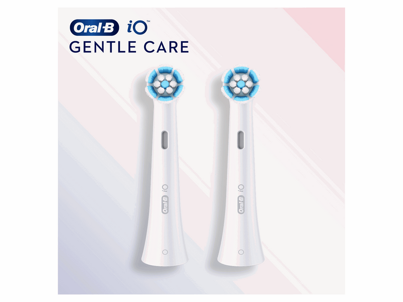 Oral-B Bürstenköpfe iO Gentle Care - White - 2 pcs