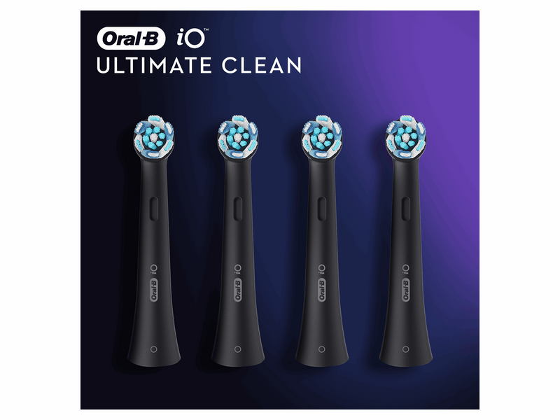 Oral-B Bürstenköpfe iO Ultimate Clean - Black - 4 pcs