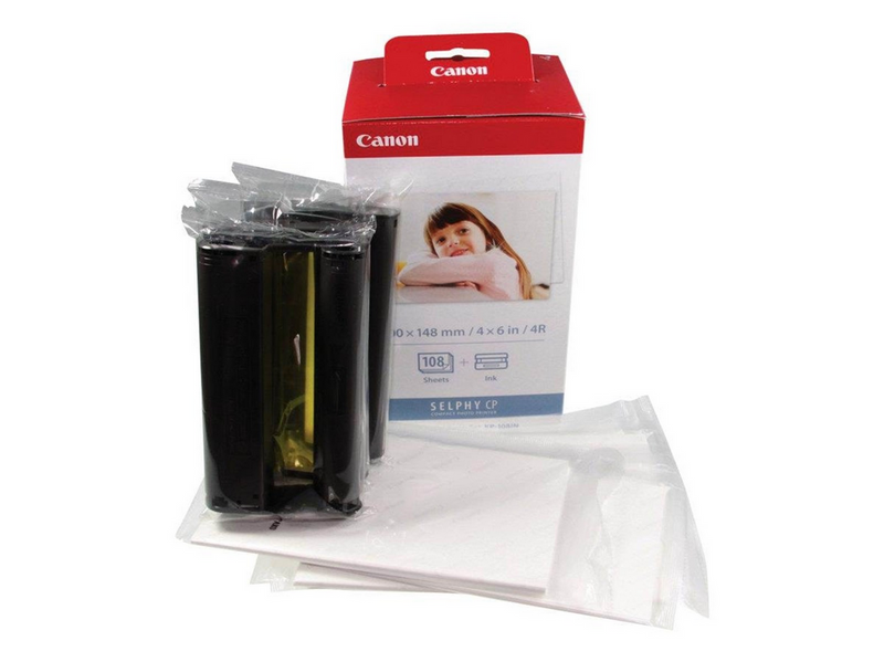 Canon KP-108IN Color Ink Paper Set for S