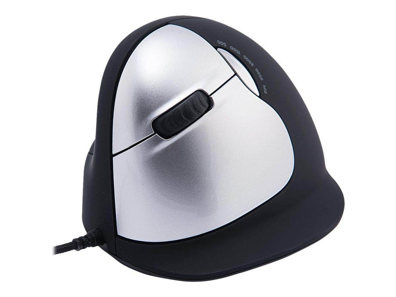 R-Go Tools R-Go HE Mouse Ergonomic Mouse Large Left - Maus (Silber)