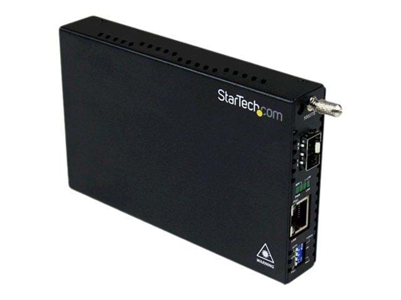 StarTech.com Gigabit Ethernet Fiber Media Converter with Open SFP Slot