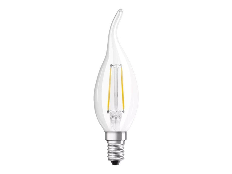 Osram LED-Lampe Candle 2.5W/827 (25W) filament clear E14