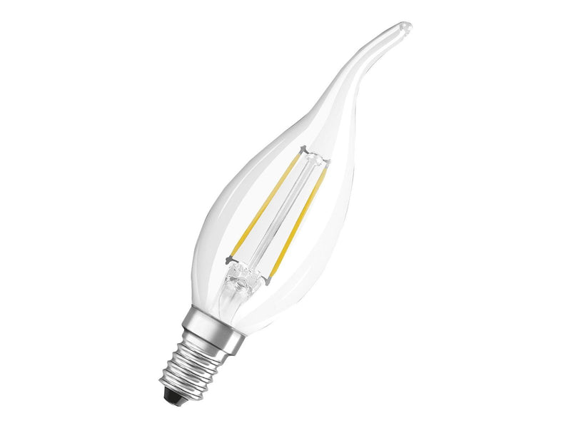 Osram LED-Lampe Candle 2.5W/827 (25W) filament clear E14