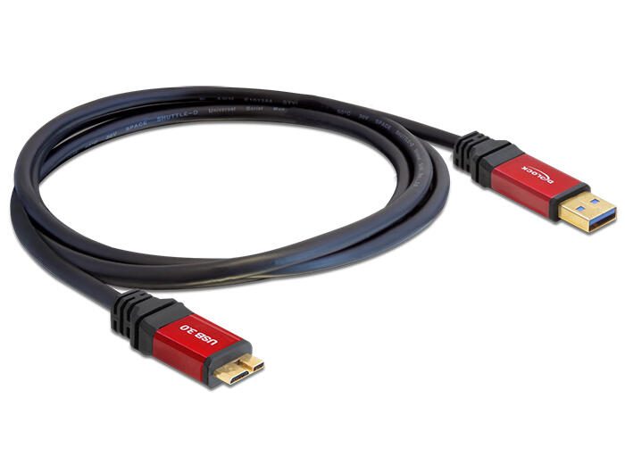 DeLOCK Kabel USB 3.0 Typ-A zu USB 3.0 Typ Micro-B 2m Premium