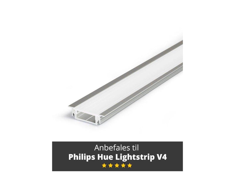 Light Solutions Aluminum profile - Model G for Philips Hue and LIFX - Alu
