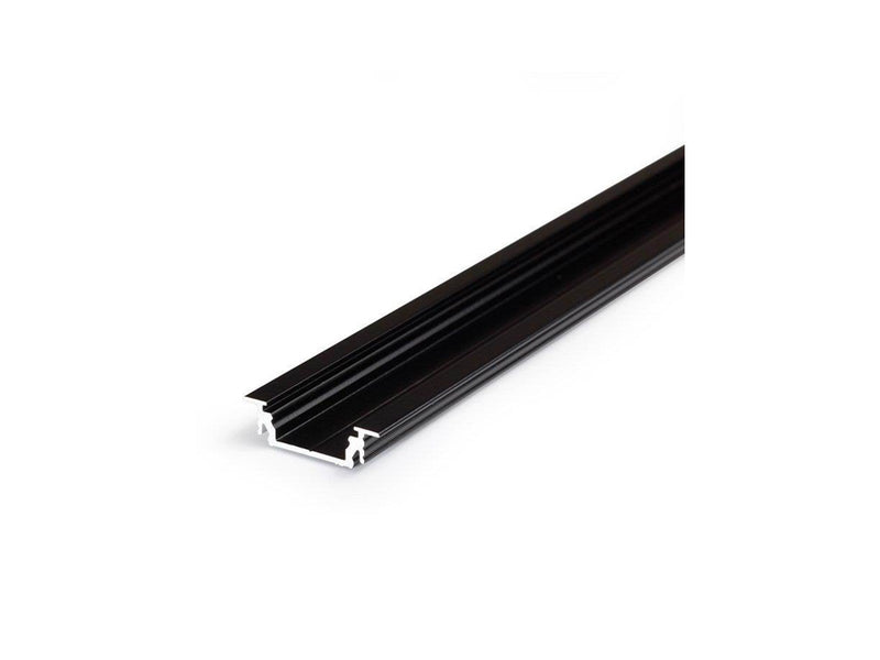 Light Solutions Aluminum profile - Model G for Philips Hue and LIFX - Black