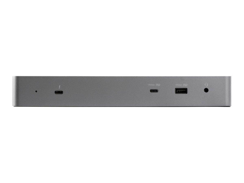 StarTech.com Thunderbolt 3 Dock w/USB-C Host Compatibility - Dual 4K 60Hz DP 1.4 or HDMI TB3/USB-C Docking Station - 1x 8K - 96W