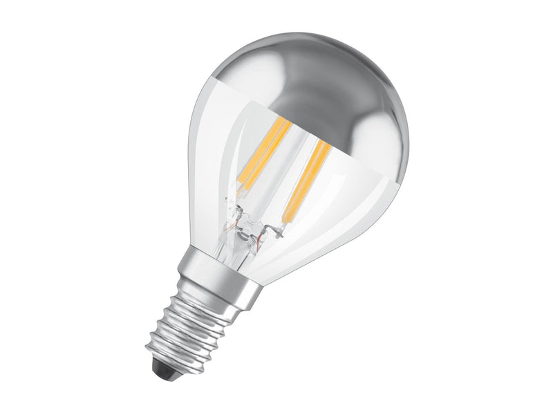 Osram LED-Lampe Mini-ball 4W/827 (34W) Mirror Clear E14