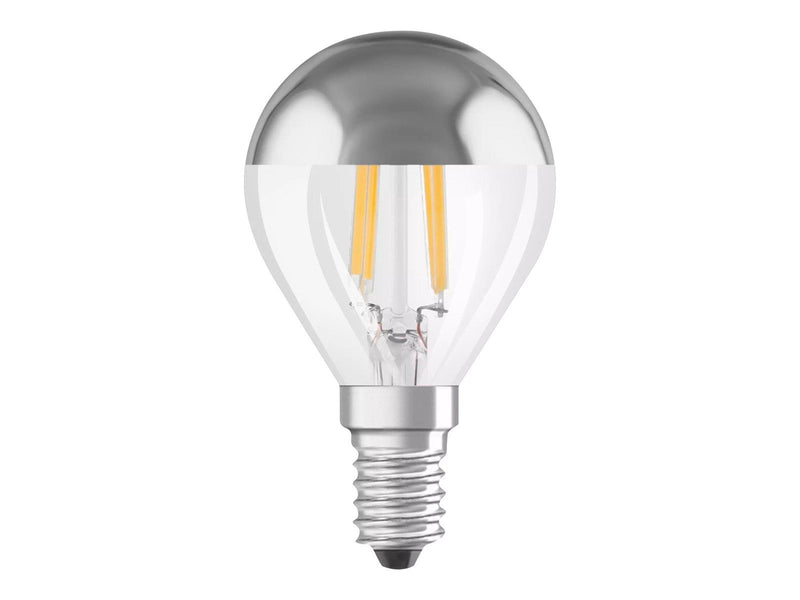 Osram LED-Lampe Mini-ball 4W/827 (34W) Mirror Clear E14