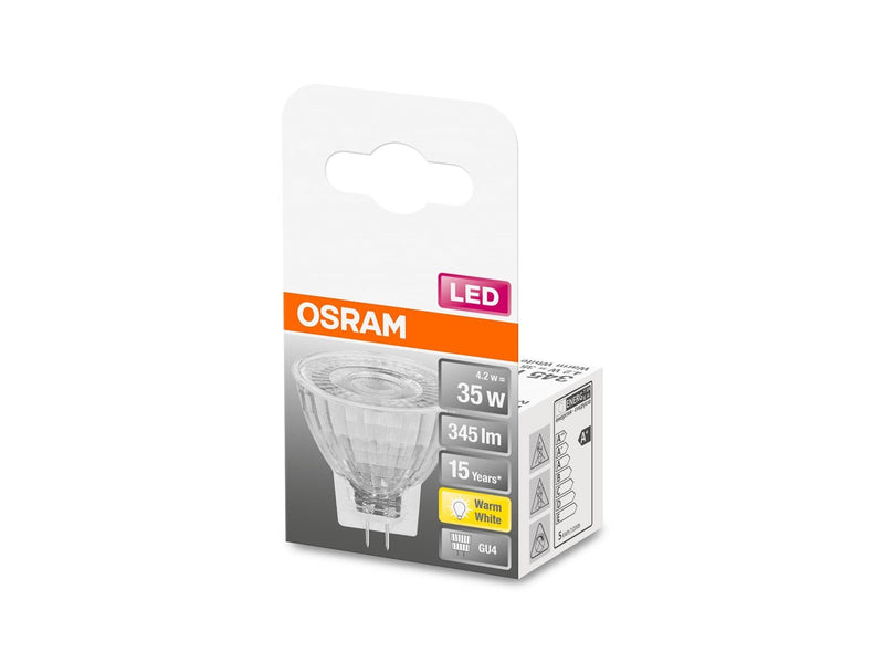 Osram LED-Lampe MR11 4,2W/827 (35W) 36° GU4