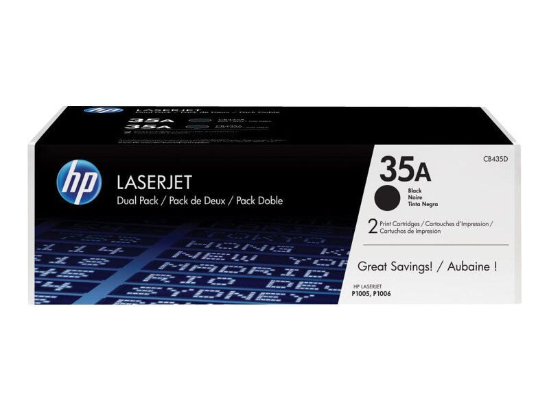 HP Original 35A Toner Doppelpack schwarz 2 x 1.500 Seiten (CB435AD)