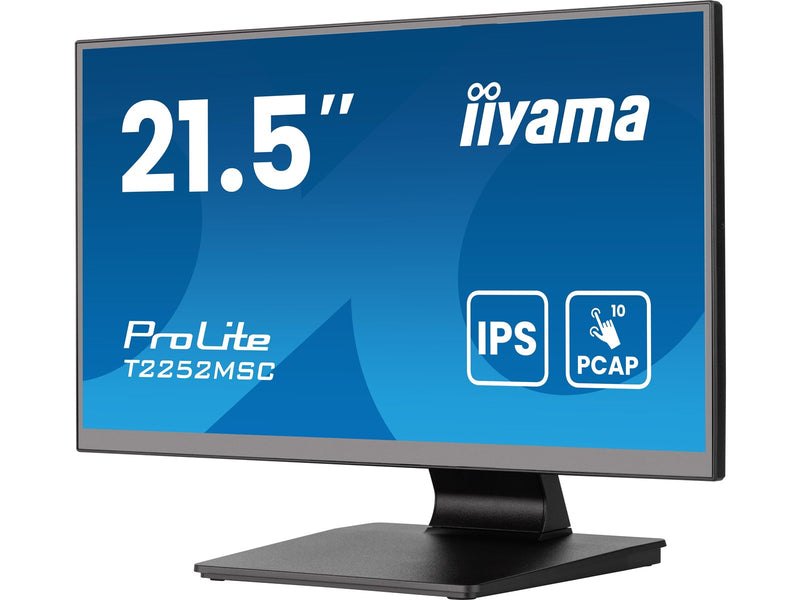 22" iiyama ProLite T2252MSC-B2AG - 1920x1080 (FHD) - 60Hz - IPS