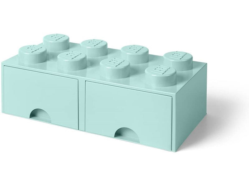 LEGO 8-Stud Brick Drawer Aqua Blue