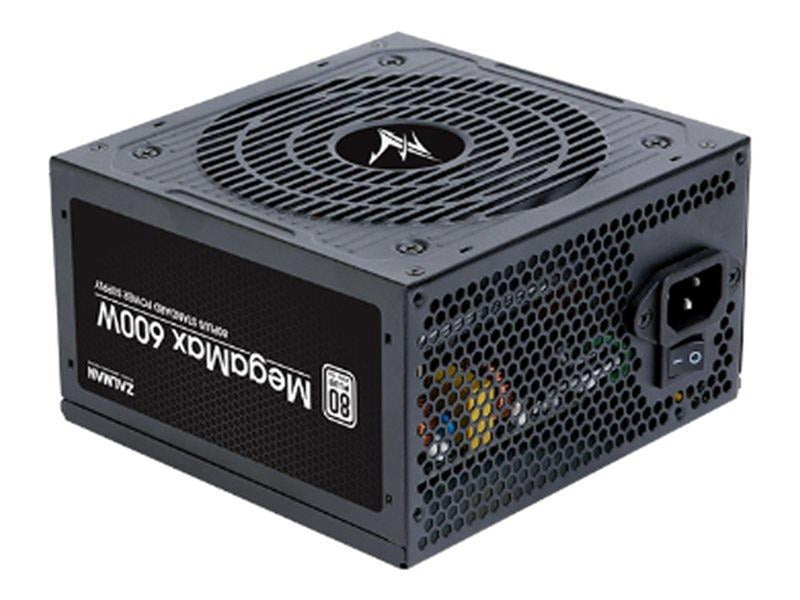 Zalman MegaMax Netzteile - 600 Watt - 120 mm - ATX 2.31 - 80 Plus White (bis zu 80% effektiv)