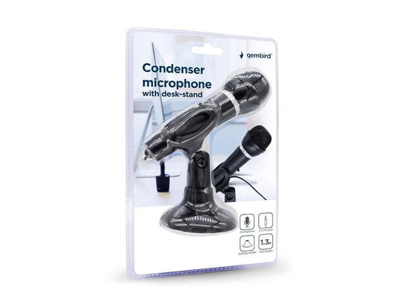 Gembird Condenser microphone with desk-stand
