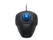 Kensington Orbit™ Trackball mit Scroll-Ring, schwarz - Trackball (Schwarz)