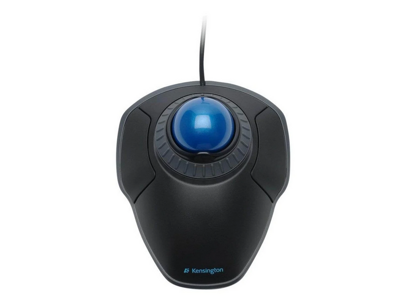 Kensington Orbit™ Trackball mit Scroll-Ring, schwarz - Trackball (Schwarz)