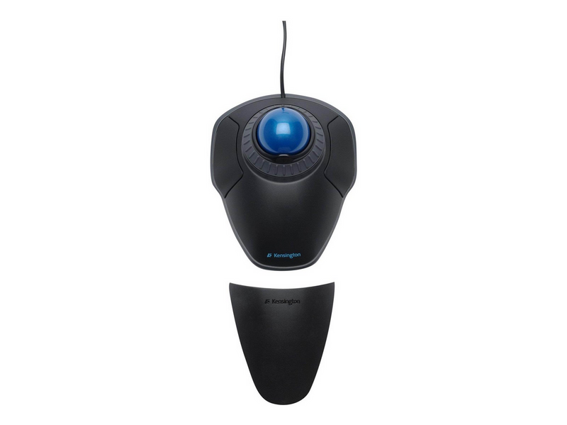 Kensington Orbit™ Trackball mit Scroll-Ring, schwarz - Trackball (Schwarz)