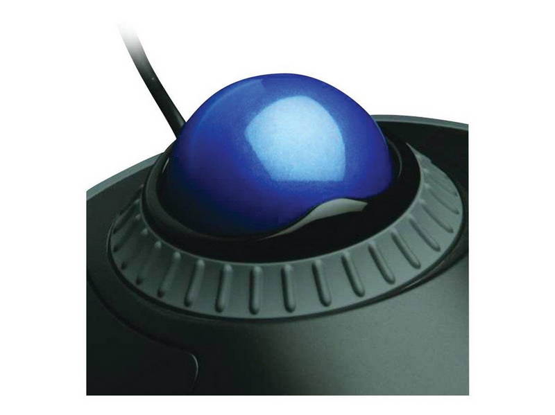 Kensington Orbit™ Trackball mit Scroll-Ring, schwarz - Trackball (Schwarz)