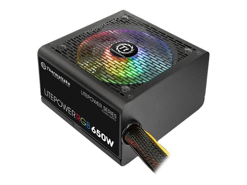 Thermaltake Litepower RGB 650W Netzteile - 650 Watt - 120 mm - ATX - 80 Plus
