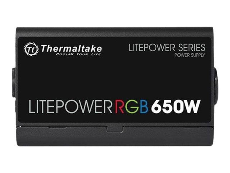 Thermaltake Litepower RGB 650W Netzteile - 650 Watt - 120 mm - ATX - 80 Plus