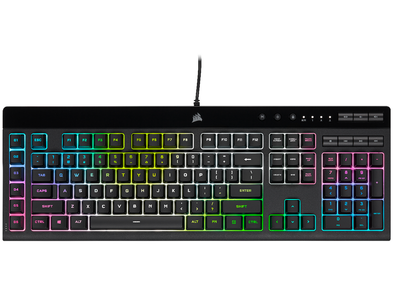 Corsair K55 RGB PRO XT - Gaming Tastaturen - Englisch - US - Schwarz
