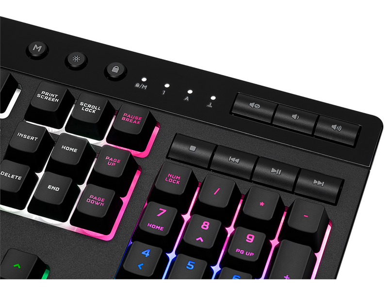 Corsair K55 RGB PRO XT - Gaming Tastaturen - Englisch - US - Schwarz