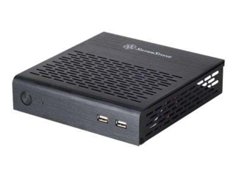 SilverStone Petit PT13 - Gehäuse - Ultra small form factor - Schwarz