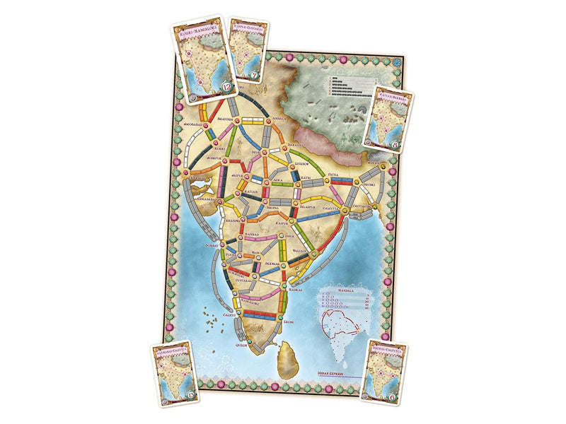 Days of Wonder Ticket to Ride: India Map Collection Expansion
