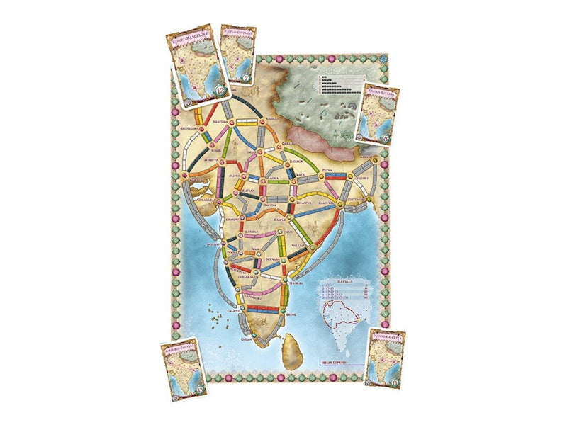 Days of Wonder Ticket to Ride: India Map Collection Expansion
