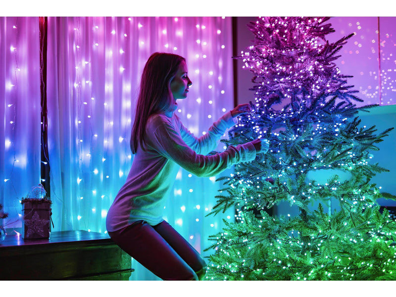 Twinkly Strings – 600 App-Controlled RGB LEDs. 48 Meters. Black Wire.