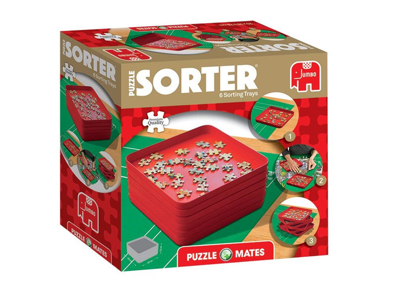 Jumbo Puzzle Mates - Puzzle Sorter 6 Trays (20x20c