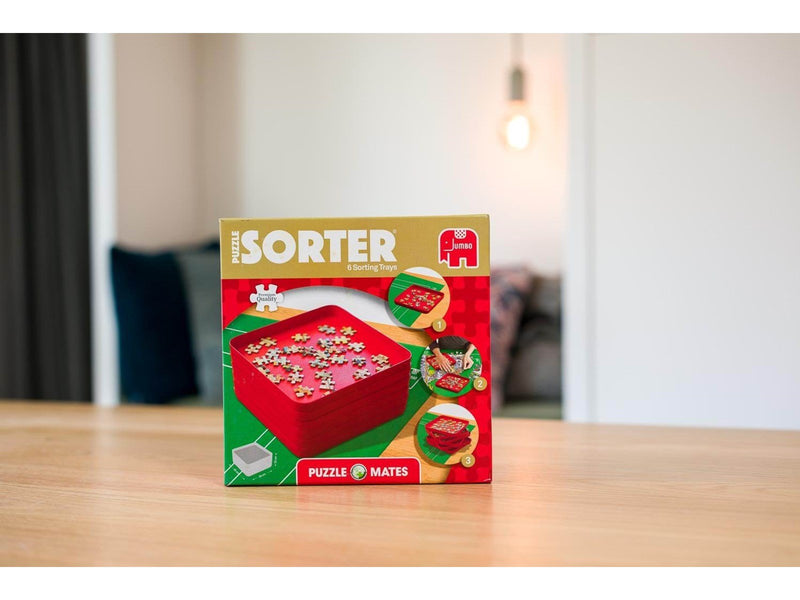 Jumbo Puzzle Mates - Puzzle Sorter 6 Trays (20x20c