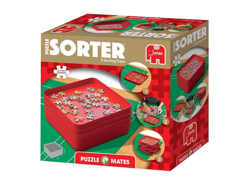 Jumbo Puzzle Mates - Puzzle Sorter 6 Trays (20x20c